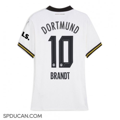 Zenski Nogometni Dres Borussia Dortmund Julian Brandt #10 Rezervni 2024-25 Kratak Rukav